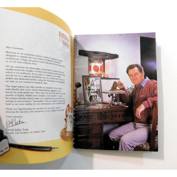 Lilliput Lane Collectible Miniature Figurines Booklet 1987 Decorative Guide - Picture 3 of 4